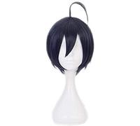 2022 Parrucca Cosplay Anime saihara Shuichi Nero Corto Capelli Corti comici- con Natale Carnevale di Natale Halloween Partito Vita Quotidiana Uomini e Donne Parrucca di Moda+ Tappo della Parrucca