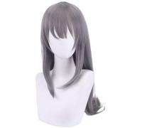 2022 Parrucca Cosplay Anime Sakurajima Mai Capelli Lunghi Grigi Comic-con Natale Carnevale Festa di Halloween Vita Quotidiana Parrucca alla Moda for Uomini e Donne