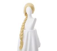2022 Parrucca Cosplay Lolita Parrucca Lunga Dritta bionda Intrecciata for Donna Parrucca Sintetica for Capelli Parrucche for Feste alla Moda