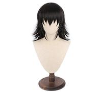 2022 Parrucca Douna, Demone Slayer Douma Cosplay Parrucca con Tappo di Parrucca, Anime Cosplay Lungo bionda Parrucca Arancione bionda ( Color : Makomo )