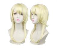 2022 Parrucca Genshin Impact da 18 pollici, Parrucca Lumine da Viaggiatore Anime Cosplay, Parrucca Dorata con Cappuccio for Parrucca Gratuito, for Halloween, Feste, Carnevale, Vita Notturna, Concerti,