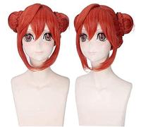2022 Parrucca Kagura Anime Cosplay Wig Gintama Cosplay Comic- con Halloween Party Party Carnival Adulto Uomini e Donne Ventilatori Anime Regalo ( Parrucca Rossa del panino)