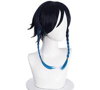 2022 Parrucche del rasoio dei capelli lunghi del natino grigio 27inch gioco Genshin Impact Cosplay parrucche for capelli sintetici + tappo della parrucca( parrucca del rasoio) Partito di Carnevale di
