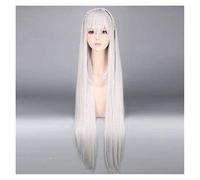 2022 Ri: Vita in un mondo diverso da zero parrucca parrucca di zero parrucca anime cosplay comic- con halloween party carnival adulto uomini e donne fan anime tifosi regalo ( parrucca di capelli lungh