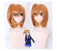2022 Rtuturno Parrucca Anime LoveLive! Honoka Kousaka Brown Capelli Lunghi Parrucca Cosplay Comic- con Halloween Party Carnival Uomini e Donne Ventilatori Anime Regalo