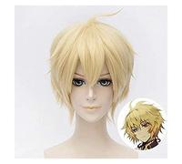 2022 Seraph of The End Mikaela Hyakuya Parrucca Cosplay Costume Owari No Seraph Men Donne Breve Parrucche Parrucche Sintetiche Parrucche Parrucche Sintetiche