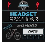 2022 Specialized Enduro Ricambio Affusolato Cuffie Cuscinetti [ Sw Frm Comp