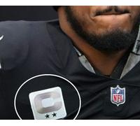 2022 Stagione Las Vegas Raiders Josh Jacobs Capitani 2- ⭐⭐ -star Adesivo C-Patch