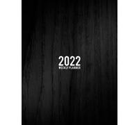 2022 Weekly Planner: Week On Two Pages Planner With To Do List, Gratitude & Habit Tracker. Jan 2022 to Dec 2022 Daily Organizer With Dark Cover