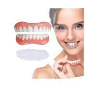 2022new 2 Sets Of Dentures, Upper And Lower Jaw Dentures, Natural And Comfortable, Protect The Teeth, And Regain A Confident Smile