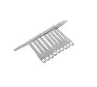 2023 9Pcs Chitarra In Acciaio Inox Sotto Stringa Radius Gauge Chitarra Costruttore Strumenti Liutaio Strumenti Corde per Basso Set di Riparazione Set di Misura Della