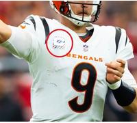 2023 CINCINNATI BENGALS Joe Burrow QB CRUCIALE 4-⭐⭐⭐⭐-STELLE PATCH C-BIANCO