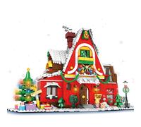 2023 Città Creatività Villaggio invernale Casa di Natale Arte di Natale Modello di casa Building Blocks Mattoni Giocattoli per bambini Regalo di Natale