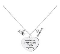 2023 collana d'amore della stagione di laurea collana dell'acciaio inossidabile della collana lunga della catena per le donne, A, misura unica