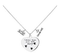 2023 collana d'amore della stagione di laurea collana dell'acciaio inossidabile della collana lunga della catena per le donne, B, misura unica