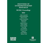 2023 Frontiers of Entrepreneurship Research BCERC Proceedings: BCERC Proceedings