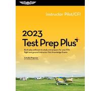 2023 Instructor Pilot/Cfi Test Prep Plus (Copertina rigida) Asa Test Prep
