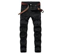 2023 Jeans Uomo Elasticizzati Slim Fit Pantaloni Lunghi Casual Denim Stretch strappati Skinny Moda Jean Sportiva Jogging Pantaloni con Tasca autunno inverno Originale Jeans Plus size