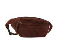 2023 Marsupio in velluto a coste Grande capacità Borsa da cintura tinta unita Borsa da petto per ragazza Versatile Crossbody Marsupio Outdoor Hip Bag, Marrone, Without pendant, Bellezza di massa