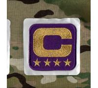 2023 Minnesota Vichinghi Four- ⭐⭐⭐⭐ -star Gold-C Adesivo Viola Capitani Toppa