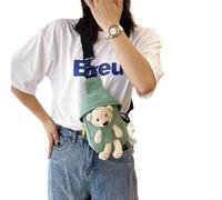 2023 Moda Crossbody Bag Belt Bag Grande Capacità Per Kid Boy Girl Cute Bear Chest Over The Shoulder Belt, Verde, One Size