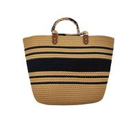 2023 New Cabbage Basket Woven Bag Borsa da spiaggia French Antique Handheld Cotton Thread Tessuto Pantaloni da jogging Uomo Con Tasche, caffè, Taglia unica per tutti
