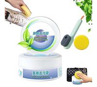 2023 New Multi-Functional Cleaning And Stain Removal Cream Multipurpose Cleaning Cream White Shoe Cleaning Cream with Sponge White Shoe Cleaner Decontaminate Solid Paste (1PCS)
