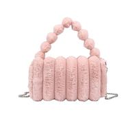 2023 NUOVA Borsa Tote in Peluche Per Le Donne Della Ragazza Borsa Quadrata Crossbody Spalla Moda Tempo Libero Del Telefono, B, One Size