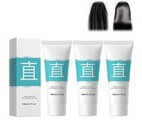 2023 Nuova crema per lisciare i capelli per correggere le proteine - crema per lisciare i capelli in seta e lucentezza, crema per lisciare i capelli proteici (3 pezzi, 180 ml)