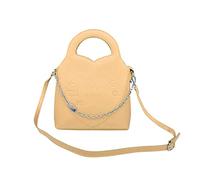 2023 nuove borse da donna alla moda moda borsa da donna bordo casual lettera borsa a tracolla appendiabiti per armadio, Giallo, Taglia unica