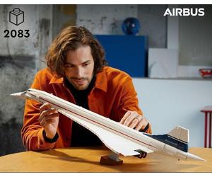 2023 nuovo 10318 Airbus Concorde Building,Kit Costruzione