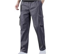 2023 Pantaloni Uomo Pantaloni Cargo Casual Pantaloni da Lavoro Multitasche Outdoor Inverno Foderati in Pile Pants Trekking Sport all'aperto Pantaloni Tuta Termici Caldo Larghi Moda Sportivi