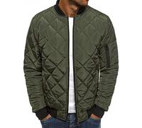 2023 Piumino Leggero Uomo Giacca Trapuntata Leggero Giubbino Casual Autunnale Inverno Giubbotto Bomber Baseball Cerniera Elegante Slim Fit Mezza Stagione Antivento Sportiva Outdoor Manica Lunga