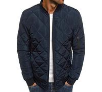 2023 Piumino Leggero Uomo Giacca Trapuntata Leggero Giubbino Casual Autunnale Inverno Giubbotto Bomber Baseball Cerniera Elegante Slim Fit Mezza Stagione Antivento Sportiva Outdoor Manica Lunga