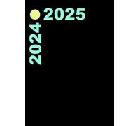 2024-2025: Agenda 2024 2025 Giornaliera 1 pagina per giorno 15 mesi formato grande A4, ott 24 - dic 25, con note e cose da fare, colore nero