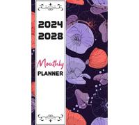 2024-2028 Monthly Planner: Five Years Pocket Calendar from January 2024 To December 2028 | With Password Log and Contact list and Notes | Floral Cover