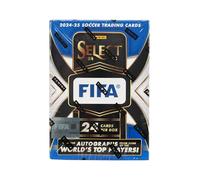 2024/25 Panini Select FIFA Soccer - Confezione da 6 carte collezionabili Hobby Blaster (una base arancione fluorescente per scatola)