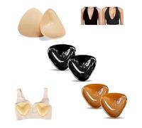 2024 Aggiornato Snowy Sticky Bra Inserts, Double Sided Sticky Bra Inserti Push Up,Snowy Care Bra Inserts, Silicone autoadesivo reggiseno Pad Insert, Adesivo appiccicoso invisibile sollevamento Push Up