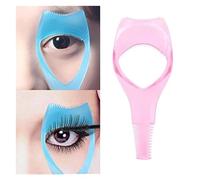 2024 - Applicatore per mascara, 3 in 1, per mascara, protezione per ciglia, scudo per mascara, strumento 3 in 1 per l'applicazione di ciglia (rosa)