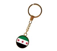 2024 Bandiera Siria Collana Pendente Collana/Portachiavi Alla Moda Per Donne E Uomini Gioielli Patriottici Collo Regalo Viaggio Souvenir, Misura unica, come descritto, come descritto