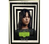 2024 Beetlejuice 2 Locandina Ufficiale TIM BURTON Versione Finale Bianco A3 A4