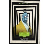 2024 Beetlejuice 2 Locandina Ufficiale TIM BURTON Versione Finale Bianco A3 A4