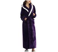 2024 Black Friday Offerte Lampo: Vestaglia Uomo Invernale in Pile in Spugna Flanella Vestaglia Adulto Caldo Vestaglia per Coppia da Notte Vestaglie Lunghe Nightgown Abbigliamento da Casa Donna Pigiami