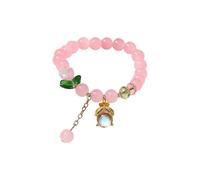2024 Bracciale da donna, braccialetto di perle di giada cinese per la vostra nonna, nonno, mamma, papà, uso quotidiano bracciale da donna non si accende, Taglia unica, resina, Nessuna pietra preziosa