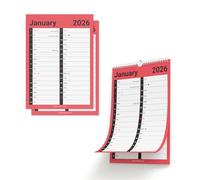 2024 Calendario Vacanze e Notable Date A4 Grande extra Largo 2 Colonna Mese Settimana per Vedere Muro Agenda Rilegato a Spirale Casa Business Ufficio Scuola Confezione 2 1January 31December