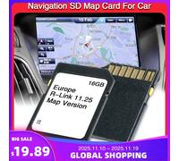 2024 Carminat R-Link 11.25 per Renault Fluence Scenic Scheda SD Ultima aggiornamento Accessori GPS Navigazione compatibile per l'Europa