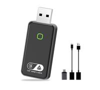 2024 CarPlay Wireless ios & Android Auto Wireless Adattatore [2-in-1], Adattatore Converti Wired in Wireless Android Auto Wireless per Auto con Funzione Carplay o Android Auto, connessione automatica