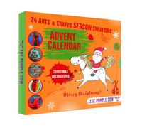 2024 Christmas Countdown Advent Calendar. Beautiful DIY Arts & Crafts Ornaments & Decorations Handmade by your kids. 24 days all the season