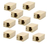 2024 Commercio all'ingrosso 10 Pezzi RJ45 Femmina Rete Ethernet LAN Connettore Adattatore Accoppiatore Extender Accessorio