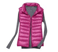 2024 Gilet Smanicato Donna Corto Grammi Trapuntato Leggero Gilet Piuma Donna Giubbotto Giubbino Smanicato Donna Piumini Giacca Gilet Piumino Puffer Piume Senza Maniche Donna Invernali Down Caldo